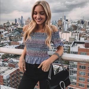 Wayf Nantes Off The Shoulder Top